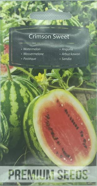 Wassermelone "Crimson Sweet" (Citrullus lanatus)